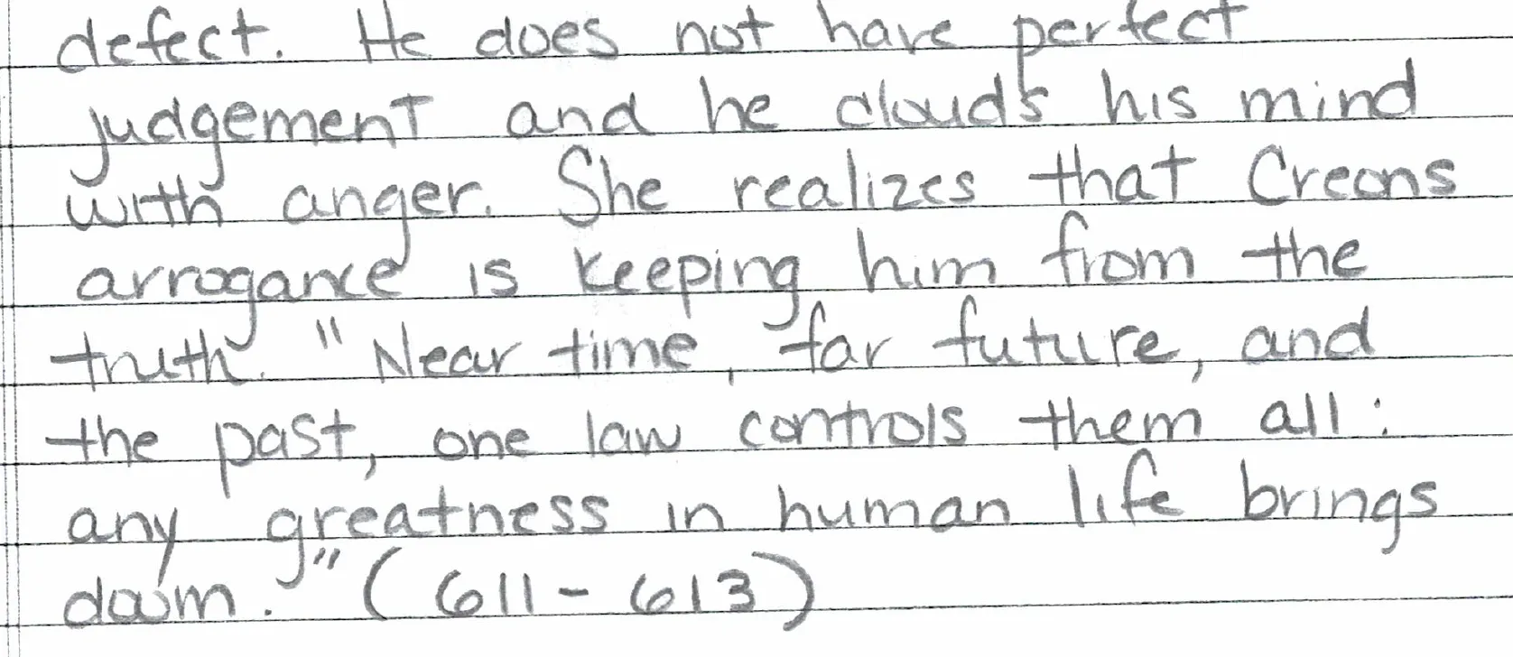 Writing assignment