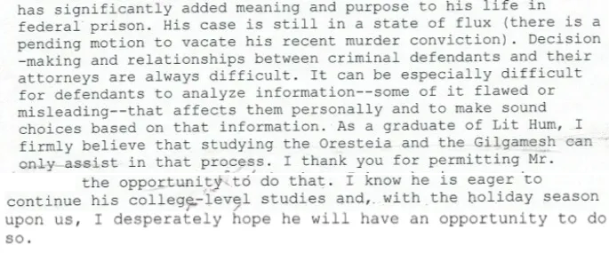 Letter from lawyer