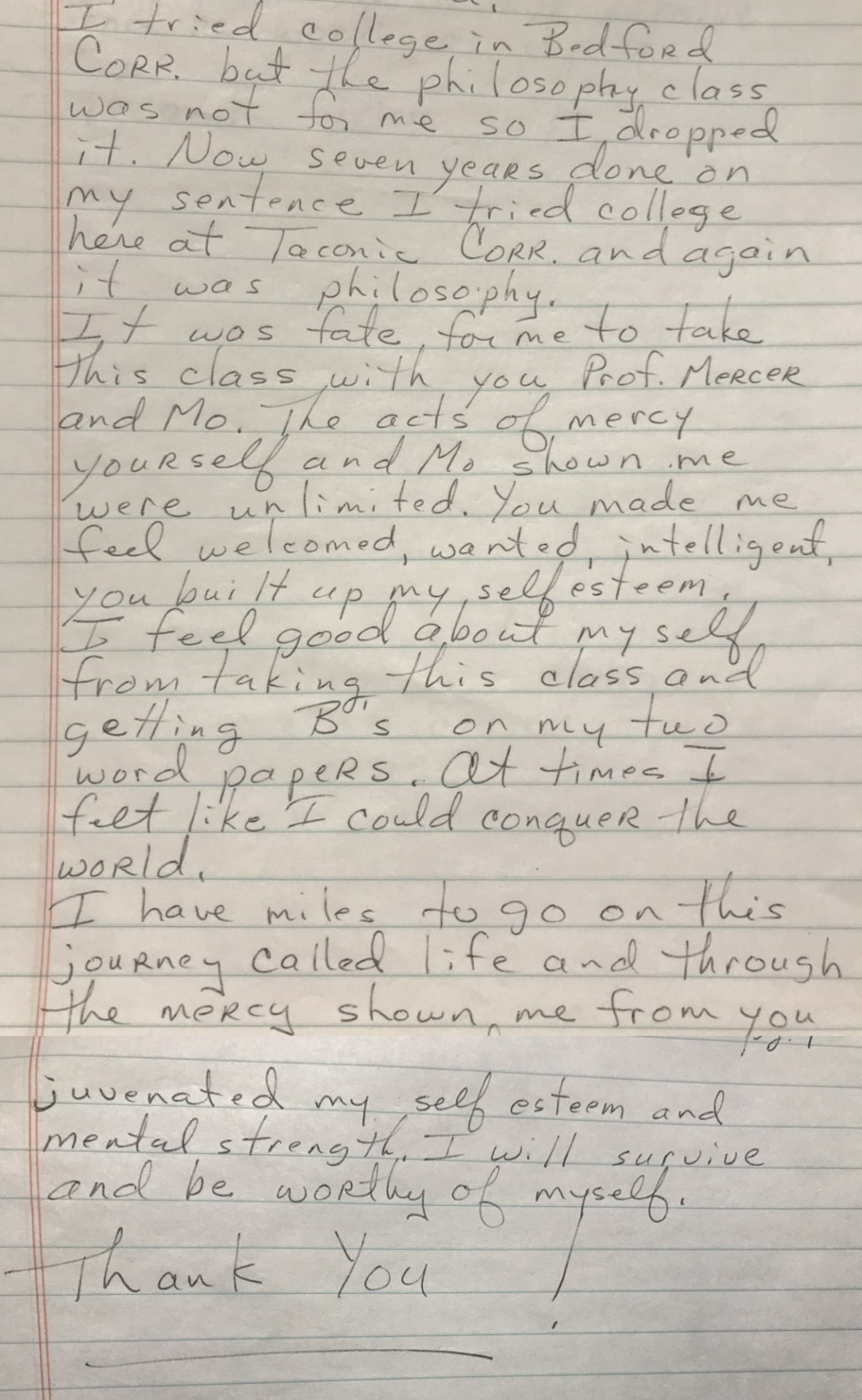 Taconic Letter